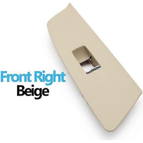 Cache de commande de lève-vitre intérieur de porte (4 couleurs) pour BMW Série 5 G30 G31 F90 525i 530i 540i Panneaux et pièces de porte intérieure - Beige avant droit (1/5)