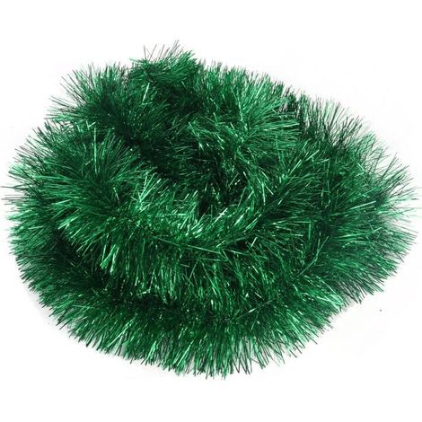 Catena per albero di Natale Goliat Premium, verde, 10 cm, 3 m, in lamina metallica (1/4)