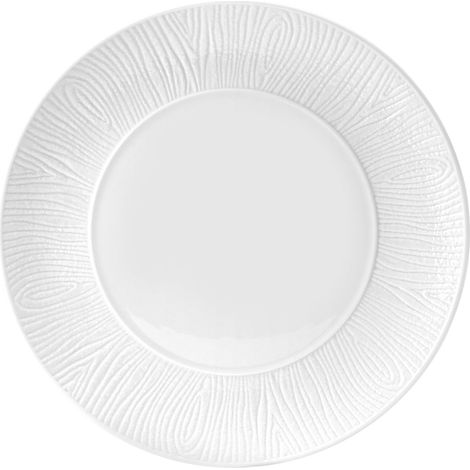 Fade Wood Piatto Frutta D 22,5 Cm Bianco