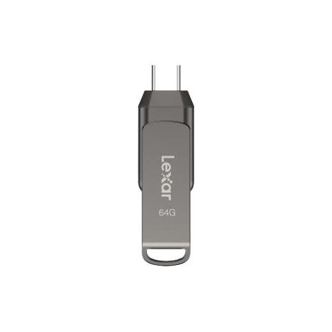 Lexar JumpDrive LJDD400064G-BNQNG unità flash USB 64 GB USB tipo-C 3.2 Gen 1 (3.1 Gen 1) Grigio (1/4)