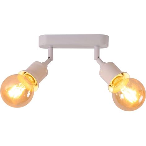 TWSXTE Lampada Soffitto 2 Luci Industriale Retro 60W Bianca (1/5)