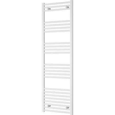 Reina Capo White Electric Towel Rail 1600mm High x 400mm Wide (+ White Weekly Program Element) (1/5)