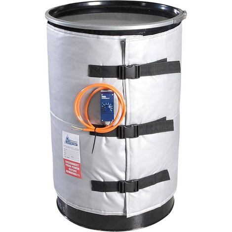 Couverture chauffante de fûts 0-200°C 200 litres 1200 W 230 volts (1/4)
