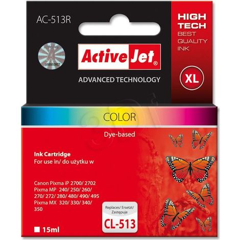 ActiveJet-Tinte für Canon CL-513 reg AC-513R (1/2)