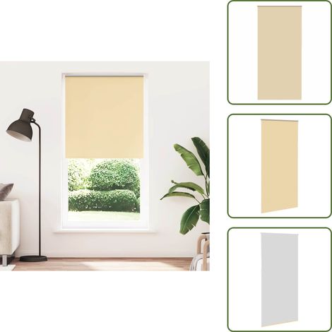Verdunkelungsrollo Beige 105x230 cm Stoffbreite 100,7 cm - Verdunkelungsrollo - Verdunkelungsrollos - Rollo - Verdunklungsrollo (1/5)