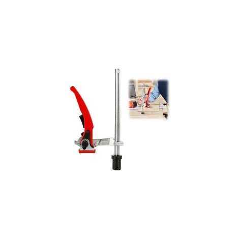 Serre-joint à levier de 20 mm pour tables multifonctions, élément de serrage rapide, avec capacité de 160 mm et profondeur de gorge de 60 mm, presse à serrage rapide réglable, pince de serrage rapide