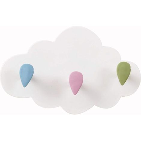 Wolkenförmiger Wandhaken, selbstklebend, für Bad und Küche