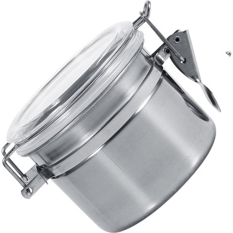 Stainless Steel Food Storage Container, 4 Sizes, with Translucent Lid and Latch Design for Organization (Small (18.9x11.81x0.39 Inches)) (1/5)