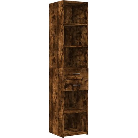 Credenza buffet cassettiera mobile contenitore organizer cucina soggiorno soggiorno alto 40 x 42,5 x 185 cm derivati del legno marrone 020033358