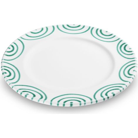 Gmundner Keramik Grüngeflammt, Assiette plate Gourmet (Ø 27cm) (1/2)