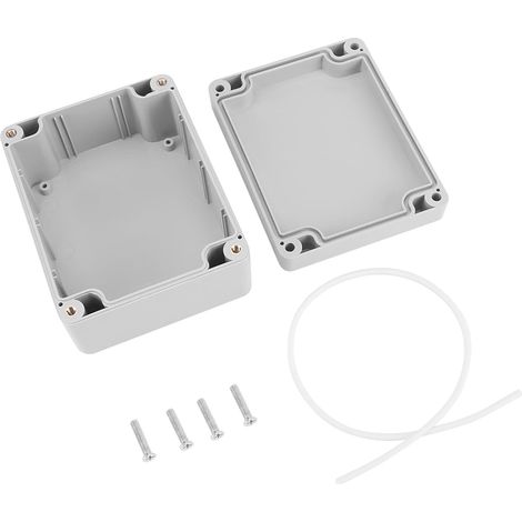 Boite de Derivation Electrique, 115×90×55mm Boîte de Jonction Externe en Plastique ABS Etanche la Poussière IP65 Boîtier de Boîtier de Projet Electrique Universel pour une Utilisation Extérieur (1/5)