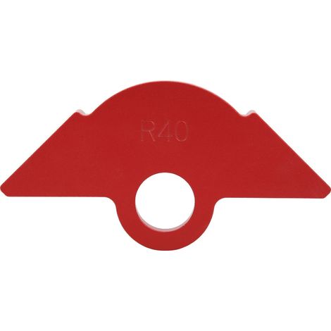 Gabarit d'arc arrondi R40 pour défonceuse - Gabarit de traçage de coins en bois pour machine de coupe d'angle arrondi, outil de menuiserie (1/5)