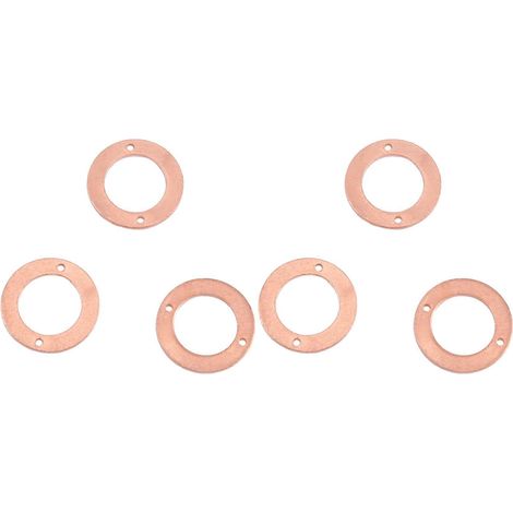 15221-94020 Lot de 6 rondelles d'injecteur supérieur pour Kubota D1105, D905, D1005, D722, D1305 (1/5)
