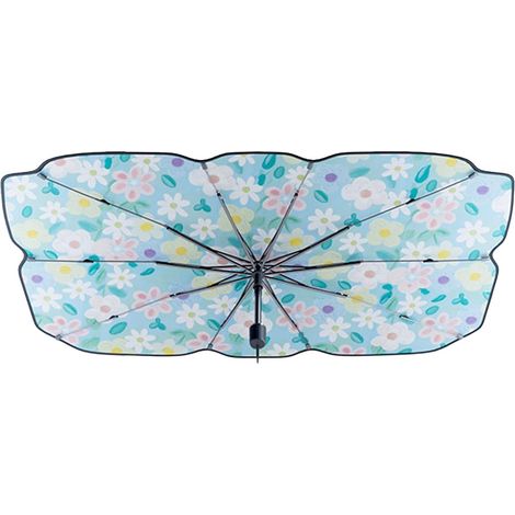 Protection Solaire Pare-Brise Voiture Store Pare-Brise Automobile Parapluie Solaire Utilisation Quotidienne Voyage Véhicule Extérieur (1/5)