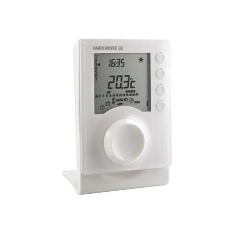 programmateur radio - radio driver 630 - 3 zones - journalier / hebdomadaire - delta dore 6051119 (1/2)