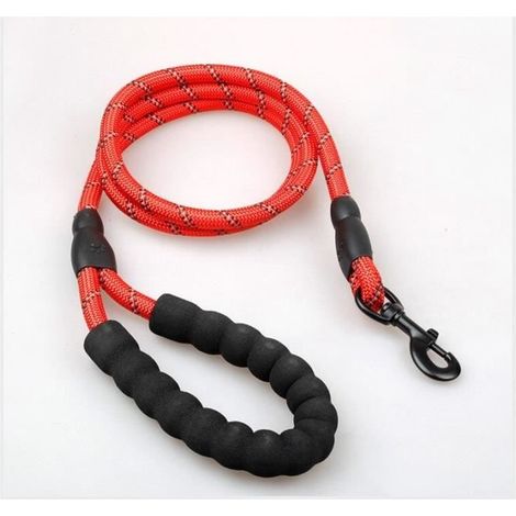 Nylonleine – Strapazierfähig – 1,5 m – Rot – Für Hunde – Spaziergangstraining (1/4)