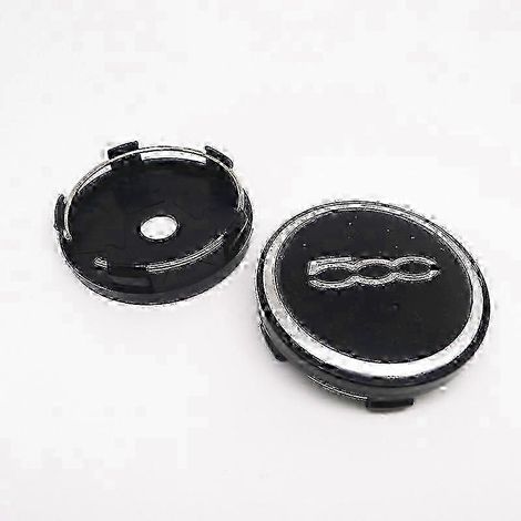 60-mm-Radnabenkappen-Set (4 Stück) Staubdichte Abdeckung Radkappen Emblem Kompatibel mit Fiat 500 Punto Stilo Bravo Ducato Freemont 124 600 ICH (1/4)