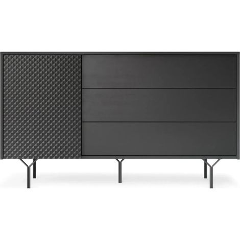 MADÈRE - Buffet 100 cm pieds en métal
