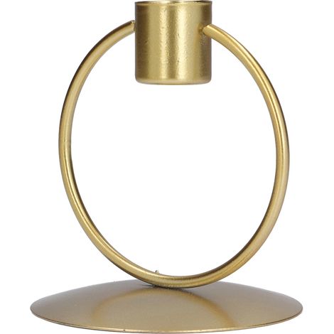 chandelier rond en fer forgé doré, simple et élégant, pour la décoration de table à la maison