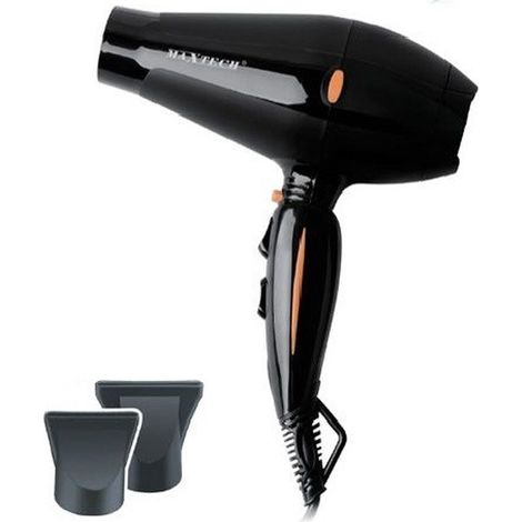 TrAdE Shop Traesio - Asciugacapelli Professionale Phon 2000w Fono 3 Temperature 2 Velocità Piega Asc-ca02 - (1/4)