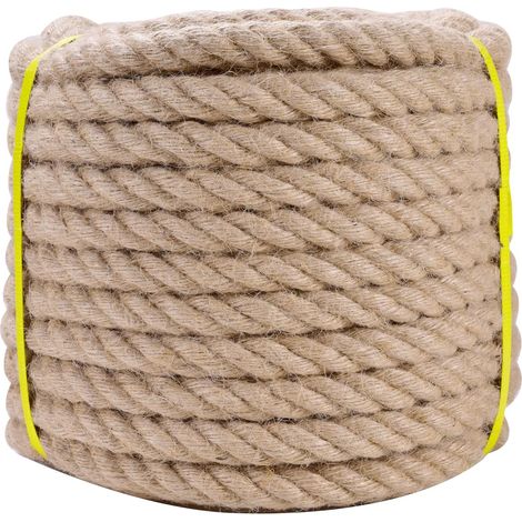 1 Corde De Jute 12mm, 15M Longueur, Ficelle Naturelle Pour Jardinage, Artisanat, Décoration Intérieure