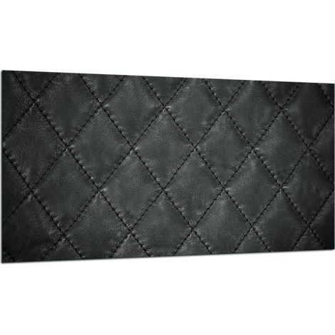 PLAQUE DE PROTECTION EN VERRE POUR CUISINIÈRE 90x52 NOIRE (1/5)