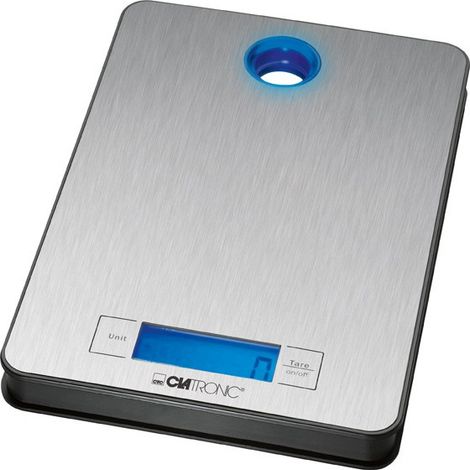 Balance cuisine Clatronic KW 3412 acier inoxydable 5 kg (1/2)