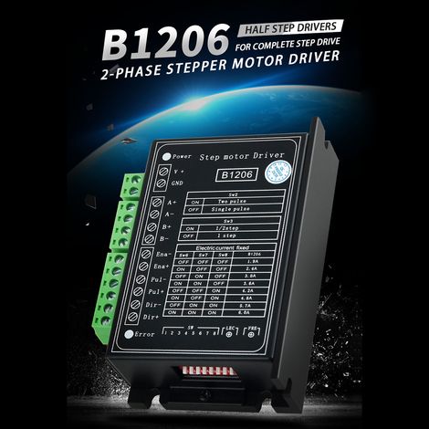B1206 Voll-/Halbschritttreiber für Zweiphasen-Schrittmotoren (1/3)