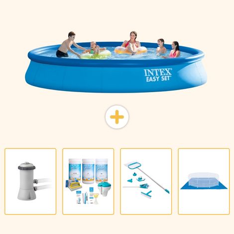 Intex Piscine Easy Set Ronde - 457x84 cm - 5-pièces S20948 (1/5)