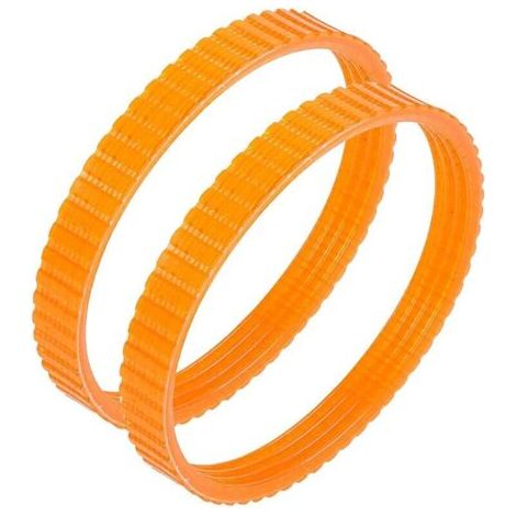 1900B Courroie de raboteuse électrique dentée de rechange, 9,6 mm de largeur, orange, lot de 2 (1/5)