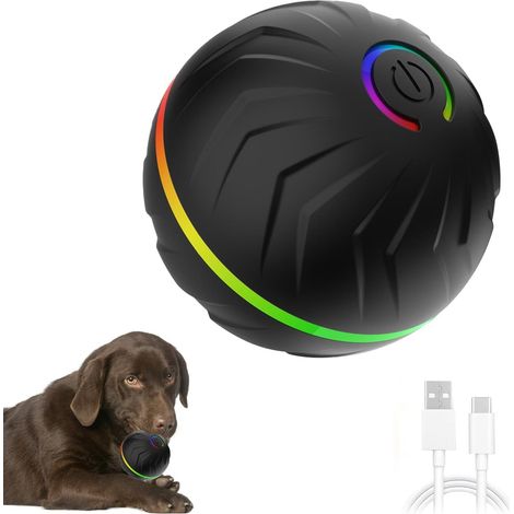Giocattolo interattivo per cani Palla animale automatica Accessori per animali domestici, lanciapalle ricaricabile tramite USB, palla da masticare per cuccioli (1/5)
