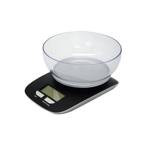 Báscula digital de cocina con pantalla LCD y recipiente (carga máxima de 5kg) (1/4)