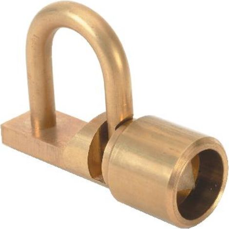 Cadenas d'artillerie à talon droit en laiton triangle de 14 mm type 551 - COUILLET
