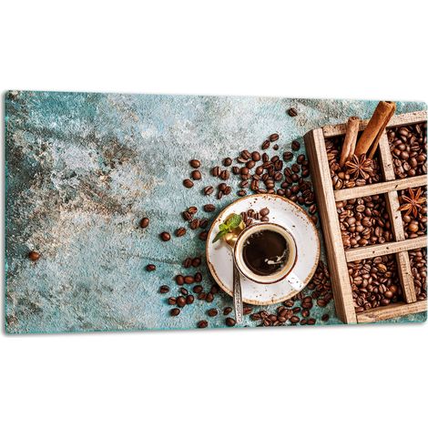 Glasschneidebrett 52x30 Kaffee (1/5)