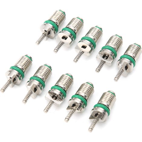 Lot de 10 électrodes de valve de climatisation automobile haute pression résistantes au réfrigérant R134A (1/5)
