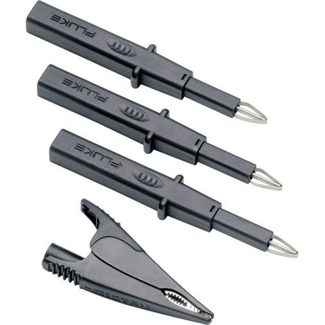 Fluke TLK 290 Sicherheits-Prüfspitzen-Set Steckanschluss 4 mm CAT II 1000 V, CAT III 1000 V Schwarz