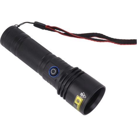 Lampe torche rechargeable SV50 20W 365nm à lumière noire pour la détection de faux documents, de bijoux en ambre et de taches d'urine d'animaux.