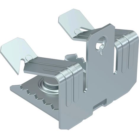 OBO Bettermann Abrazadera de soporte con perno roscado M6x9 mm 14-20mm Acero Lamela de zinc, 1488295