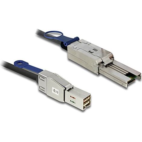 Adapterkabel Mini SAS HD SFF-8644  Mini SAS SFF-8088 Verwendung: Pour vierkanalige, externe Verbindungen