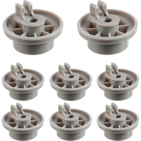 Roulettes pour panier inférieur de lave-vaisselle 165314, compatibles avec Bosch et Thermador 420198 PS3439123 63016302400 (Lot de 8) (1/5)