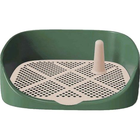 1 Bac à litière pour chien, design hygiénique, matériau durable, portable, pour petits et grands chiens (1/5)
