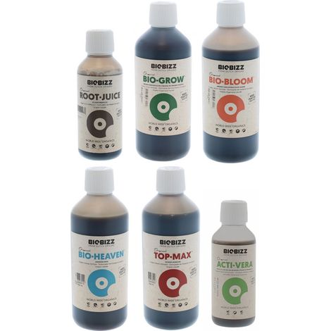 Gamme d'engrais terre en 500ml BIOBIZZ