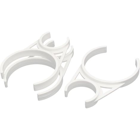 Support de serrage à double clip 124 mm long, 3 pièces pour réservoir filtre eau RO (3e3d9bb14a927f6 (1/3)