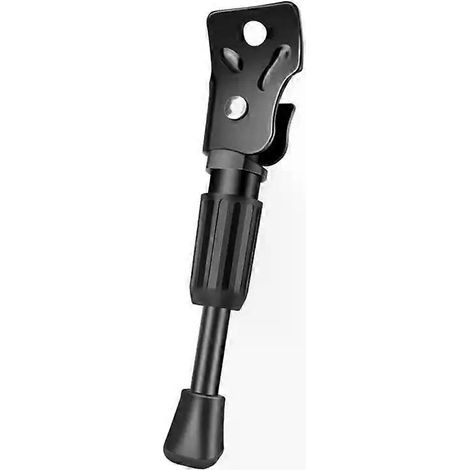 Béquille de vélo réglable en alliage robuste pour VTT et sports nautiques, noir et argent. (1/4)