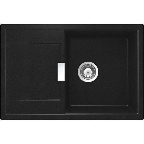 Schock Einbauspüle Cristadur Mono D-100 A Puro PUR Exzenterbedienung (1/3)