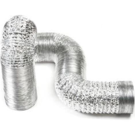 Conduit de ventilation, diamètre 203 mm, aluminium, 10 m (1/4)