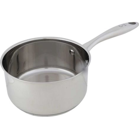 Cazuela - CÓMODA Y MODERNA - CLÁSICA - Acero inoxidable - Ø18 cm - 2,29 L - Todos los fuegos, incluida la inducción (1/4)