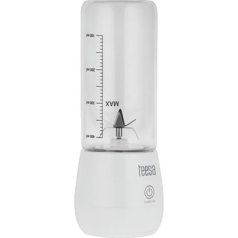 Mixeur de voyage portable sans fil Teesa, gobelet en verre 450 ml, 100 W (1/3)