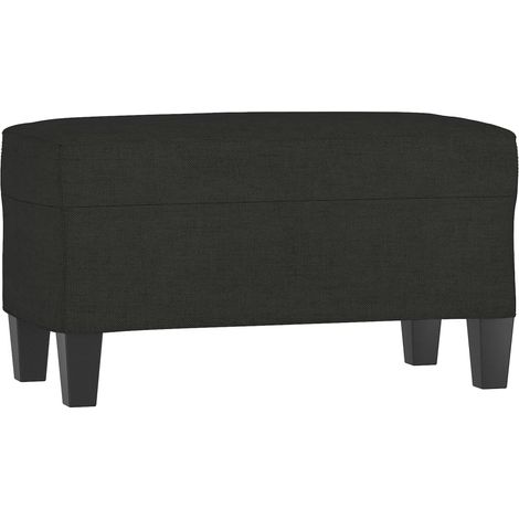 Banc d'entrée - Banc intérieur Noir 70x35x41 cm Tissu fr9418 - Maison La Vie (1/5)