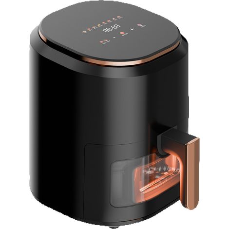 Friteuse À Air Chaud Avec 8 Programmes De Cuisson, Airfryer Avec Revêtement Antiadhésif Et Écran Lcd, Friteuse Avec Réservoir Amovible De 8 L Et Réglage De La Température (1/5)